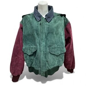 G-III vintage suede Jacket with elbow patches size small coat